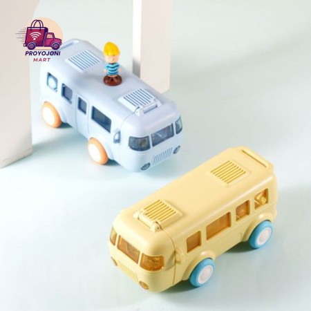 Bus-Shaped Straw Water Bottle